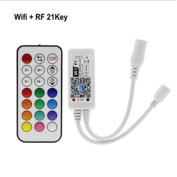 Contrôleur mini de Wifi RVB RF LED de DC12V avec la télécommande 21Key